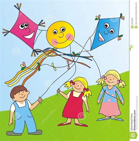 Children and kites | Kids drawing projects, Drawing for kids, Easy ...