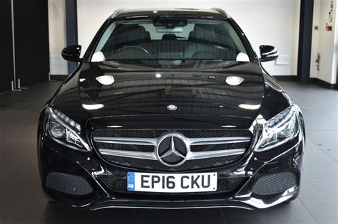 Used 2016 BLACK MERCEDES-BENZ C-CLASS Estate 2.1 C220 D SPORT 5DR AUTO 170 BHP for sale in ...