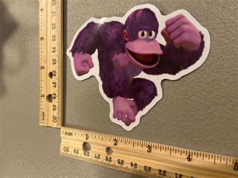 New Bonzi Buddy Purple Monkey Big Ape Animal Meme Vinyl Decal Sticker ...