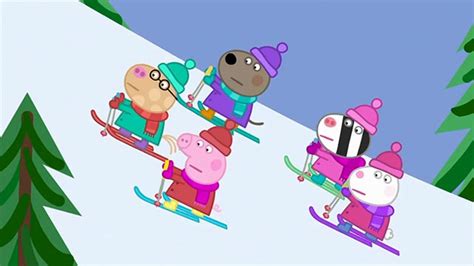 Peppa Pig S04E49 Snowy Mountain - iToons - آموزش زبان و پرورش کودک دوزبانه