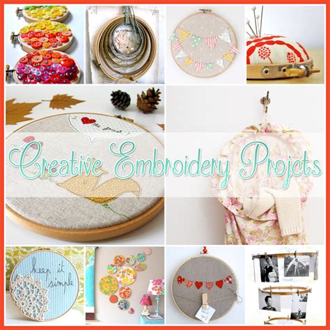 25 Creative Embroidery Hoop Art Projects | The Cottage Market