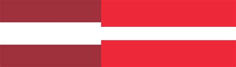 Latvian and Austrian flags with the reds swapped : vexillology