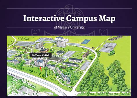 Niagara University Campus Map – Map VectorCampus Map