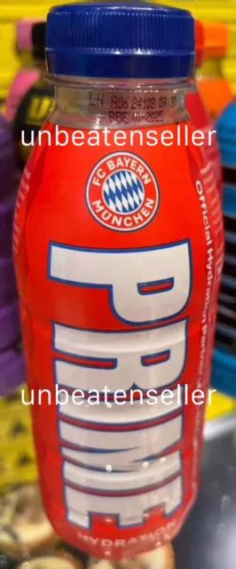 PRIME DRINK - Bayern Munich x 1 Bottle, Erling Haaland x 1 Bottle *PRE ...