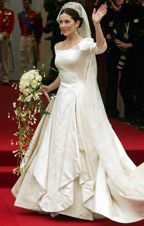 The Royal Order of Sartorial Splendor: Wedding Wednesday: Crown Princess Mary's Gown