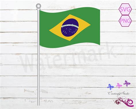 Flag of Brazil SVG, Flag Vector, Brazil Flag, Flag Image, Flag Window Decal, Flag Sticker ...