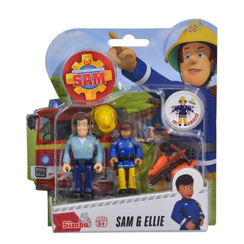 Fireman Sam Toy Figures - Sam and Ellie | Thimble Toys