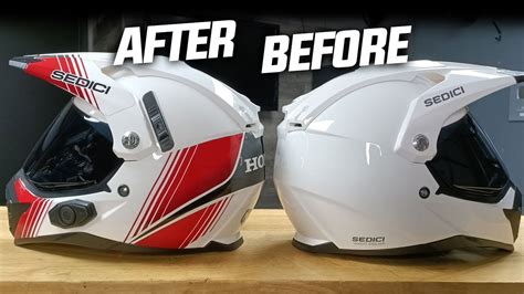 Amazing DIY Helmet Sticker Graphics! - YouTube