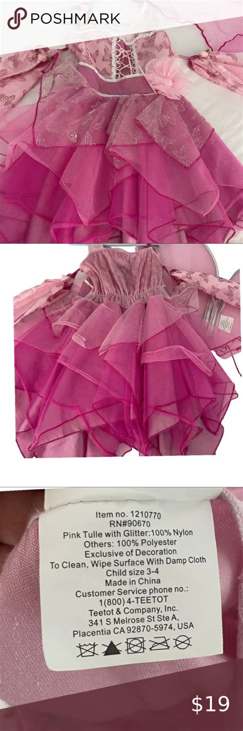 Pink fairy costume with wings 3T - 4T | Fairy costume, Pink, Pink tulle