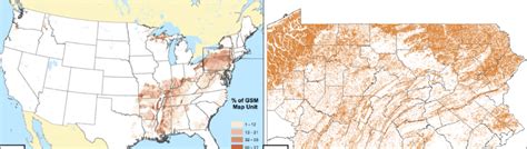 Geographic distributions of fragipans in (a) the United States and (b)... | Download Scientific ...