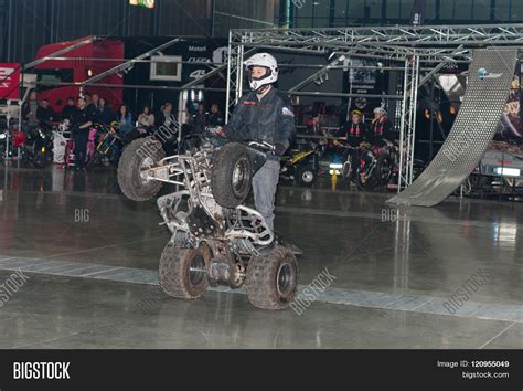 Stuntman Riding Quad Image & Photo (Free Trial) | Bigstock