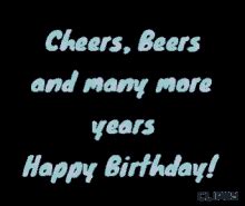 Beer Cheers Beer Happy Birthday Gif - Fight for This