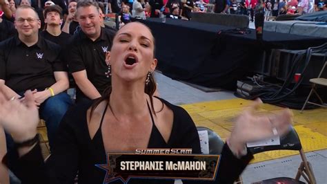 Stephanie McMahon Appears At WWE SummerSlam