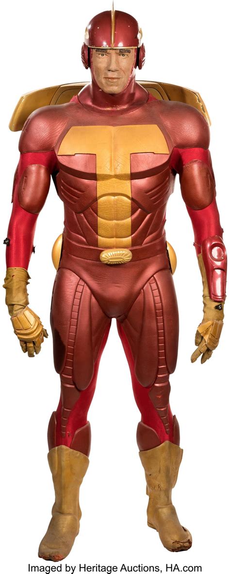 Sold at Auction: Arnold Schwarzenegger "Turbo Man" Costume from Jingle ...