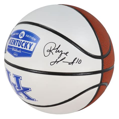 Rhyne Howard Signed Kentucky Wildcats Logo Basketball (JSA) | Pristine ...