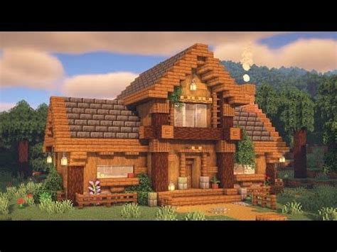 How to build a Large Spruce House in Minecraft | Spruce Mansion ...