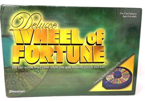 Deluxe Wheel of Fortune Board Game BRAND NEW SEALED (Pressman 2006 ...