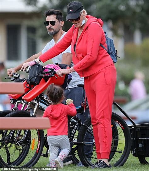 Brigitte Nielsen takes daughter Frida on bike ride as they step out ...