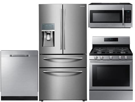 4 Piece Kitchen Appliance Package / Samsung 4-Piece Kitchen Package ...