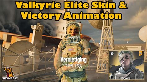 Valkyrie Elite Skin & Victory Animation - Rainbow Six Siege Operation Chimera - YouTube