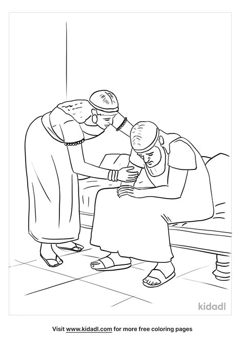 King Ahab And Elijah Coloring Page