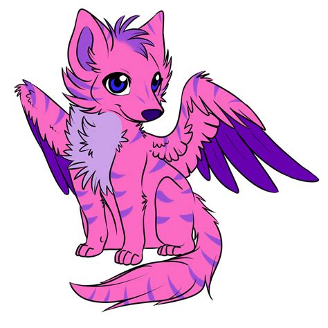 Pretty pink fox Siera by RayTheBishie on DeviantArt