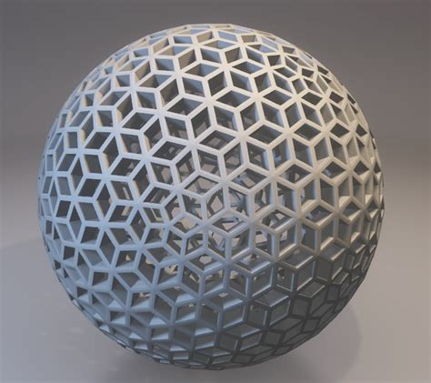 Diamond Hollow Sphere 3d printing model