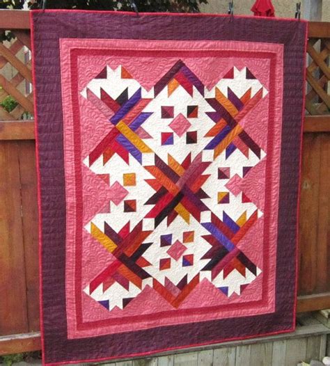 Pink and Purple Starburst Quilt | Handmade, Quilts, Starburst