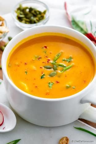 Thai Butternut Squash Soup with Coconut Milk (Creamy, Spicy) Recipe | ChefDeHome.com