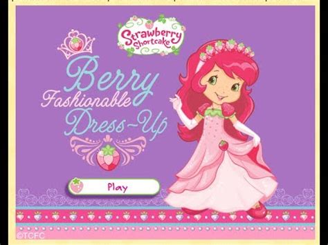 Strawberry Shortcake Dress Up Games Online Free Strawberry Shortcake Berry Fashionable Game ...