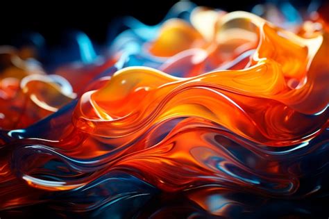 Premium AI Image | Colorful ink in watergenerative ai