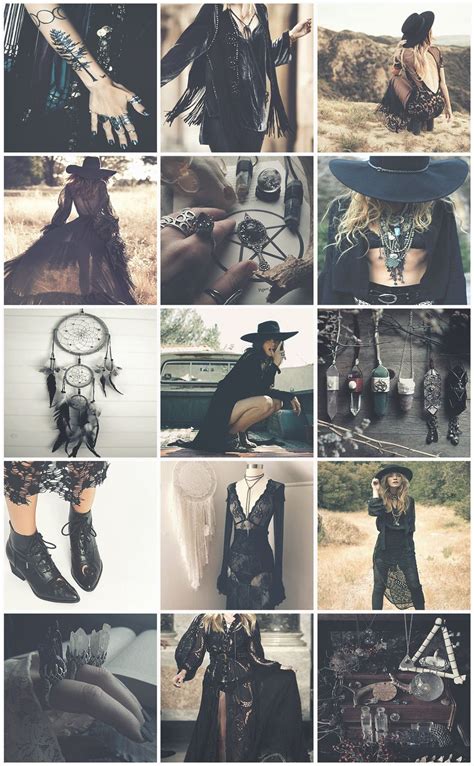 Hippie Goth, Hippie Chic, Boho Aesthetic, Witch Aesthetic, Aesthetic Fashion, Witchcore ...