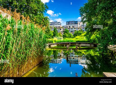 Parc de Bercy is a large and varied park in Paris, France Stock Photo ...