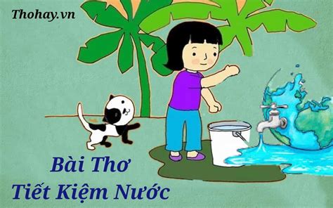 Bài Thơ Tiết Kiệm Nước: Nội Dung + Hình Ảnh + Giáo Án