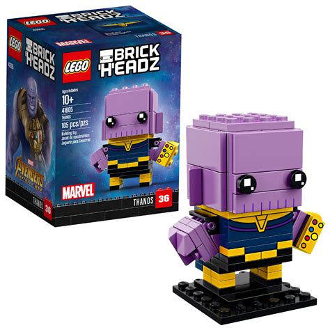 LEGO BrickHeadz Thanos 41605 - Walmart.com - Walmart.com