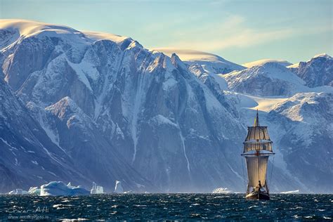 Greenland Photo Tour in Scoresby Sound | Sailing on Schoo... | Iceland photos, Sailing ...