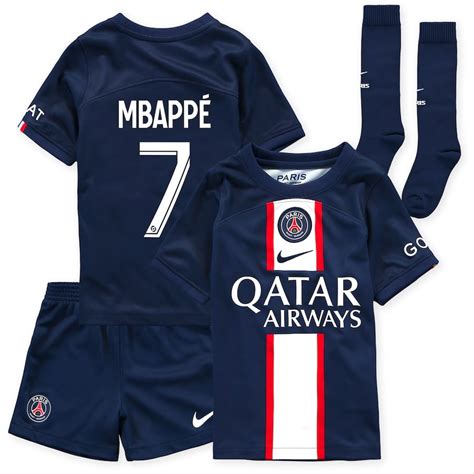 Nogometni Dres Paris Saint-Germain PSG Mbappé 7 Dječji Domaći 2022 2023（+ kratke hlače ...