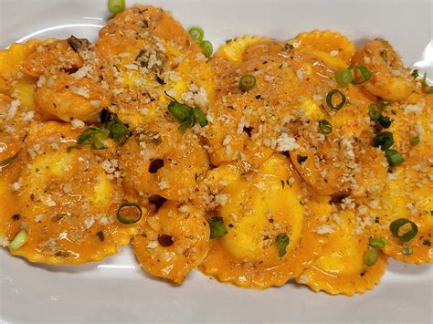 Lobster Ravioli & Shrimp with Tomato Cream Sauce - Joseph's Gourmet Pasta