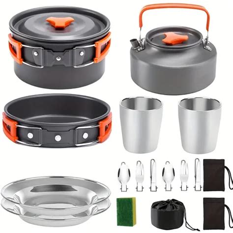 Camping Pots And Pans Sets - Temu