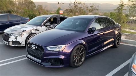 Audi RS3 Sedan In Velvet Purple Has The Wow Factor in 2020 | Audi rs3, Audi, Fast sports cars