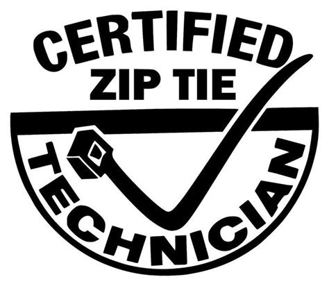 Details about Certified Cable Tie Technician Zip Funny Joke Car JDM Vinyl Decal Bumper Sticker # ...