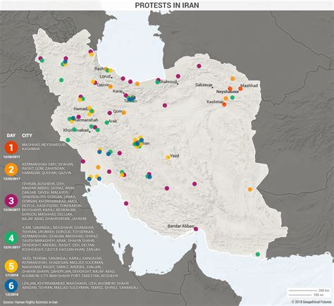 Protests in Iran • History Infographics