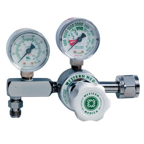 Western Enterprises M1 Series Pressure Gauge Regulators, , CGA-540 Nut ...