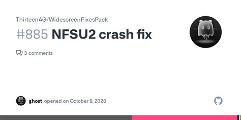 NFSU2 crash fix · Issue #885 · ThirteenAG/WidescreenFixesPack · GitHub