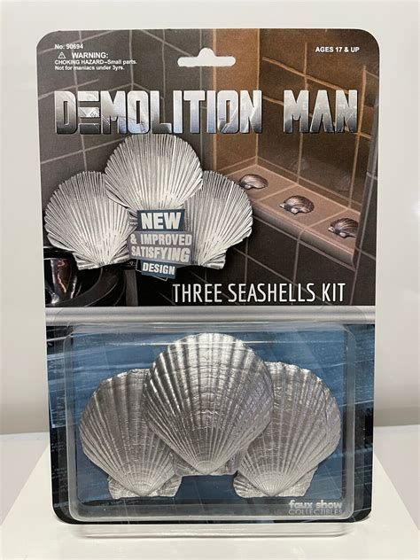 Demolition Man Three Seashells Custom Movie Collectible Accessory 90's Sylvester Stallone Wesley ...