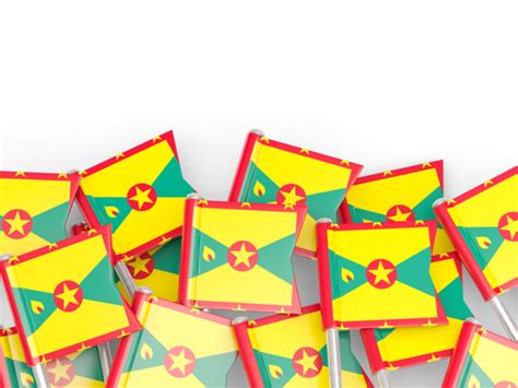 Flag pin backround. Illustration of flag of Grenada