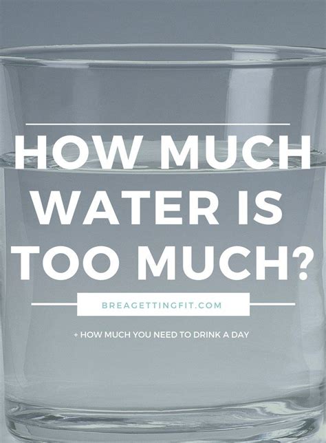 How Much Water is Too Much? | Healthy life hacks, Get fit, Homemade body care