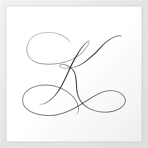 Letter K in Calligraphy. Calligraphed letter K. Handlettered K - Handlettering. Majuscule ...