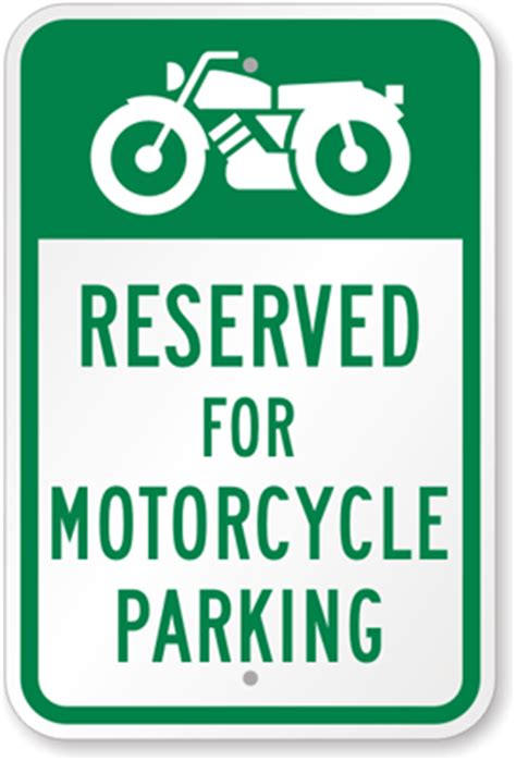 Motorcycle Parking Signs | Best Prices on Motorcycle Parking Signs