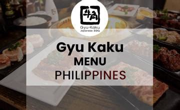 Gyu Kaku Menu Prices in Philippines May 2024